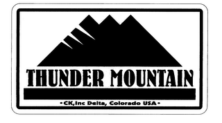 THUNDER MOUNTAIN ADVENTURE GEAR CK, INC DELTA, COLORADO USA