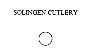 SOLINGEN CUTLERY BLACK ENTIRE MARK