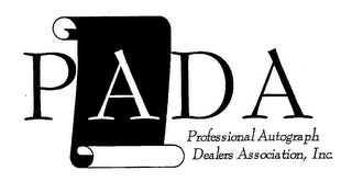 PADA PROFESSIONAL AUTOGRAPH DEALERS ASSOCIATION INC.