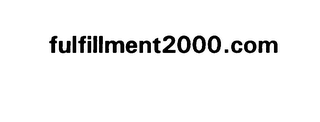 FULFILLMENT2000.COM