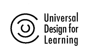 UNIVERSAL DESIGN FOR LEARNING