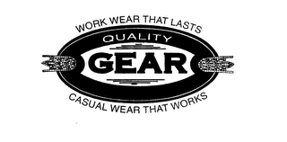 QUALITY GEAR WORK WEAR THAT LASTS CASUAL WEAR THAT WORKS