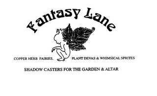 FANTASY LANE COPPER HERB FAIRIES, PLANT DEVAS & WHIMSICAL SPRITES SHADOW CASTERS FOR THE GARDEN & ALTAR