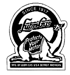 LUBRI-GAS SINCE 1917 PROTECTS YOUR MOTOR MFG BY LUBRI-GAS USA DETROIT MICHIGAN