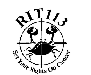 RIT 113 SET YOUR SIGHTS ON CANCER