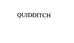 QUIDDITCH trademark