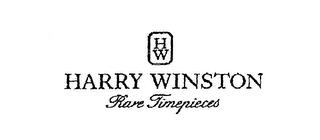 HW HARRY WINSTON RARE TIMEPIECES