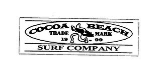 COCOA BEACH SURF COMPANY TRADEMARK 1999