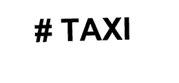 #TAXI