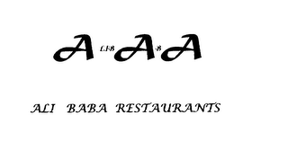 A A A ALI BABA RESTAURANTS