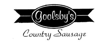 GOOLSBY'S COUNTRY SAUSAGE