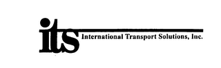 ITS INTERNATIONAL TRANSPORT SOLUTIONS, INC.