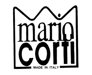MARIO CORTI MADE IN ITALY