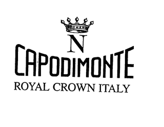 N CAPODIMONTE ROYAL CROWN ITALY