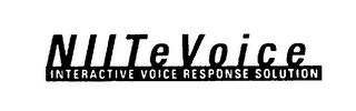 NIITE VOICE INTERACTIVE VOICE RESPONSE SOLUTION