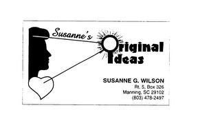 SUSANNE'S ORIGINAL IDEAS