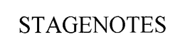STAGENOTES