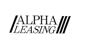 ALPHA LEASING