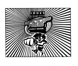 WHOOP ASS ENERGY DRINK REVITALIZES ATTITUDE & RESTORES FAITH IN MANKIND JONES SODA CO