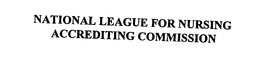 NATIONAL LEAGUE FOR NURSING ACCREDITING COMMISSION