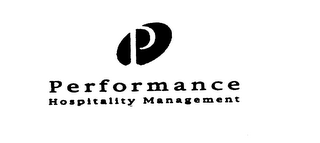 P PERFORMANCE HOSPITALITY MANAGEMENT