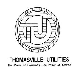 THOMASVILLE UTILITIES THE POWER OF COMMUNITY, THE POWER OF SERVICE