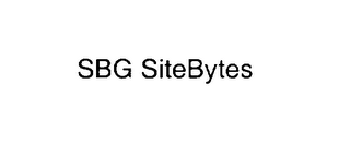 SBG SITEBYTES