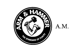 ARM & HAMMER THE STANDARD OF PURITY A.M.