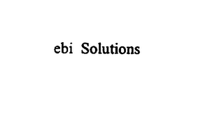 EBI SOLUTIONS