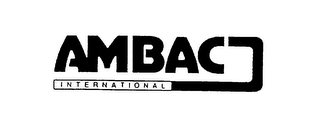 AMBAC INTERNATIONAL