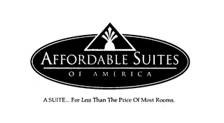 AFFORDABLE SUITES OF AMERICA A SUITE...FOR LESS THAN THE PRICE OF MOST ROOMS.