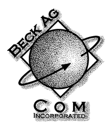 BECK AG COM INCORPORATED