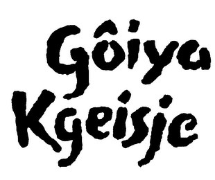 GOIYA KGEISJE