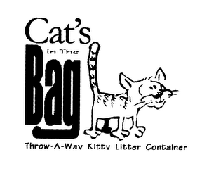 CAT'S IN THE BAG THROW-A-WAY KITTY LITTER CONTAINER