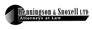 HENNINGSON & SNOXELL LTD ATTORNEYS AT LAW