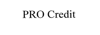 PRO CREDIT