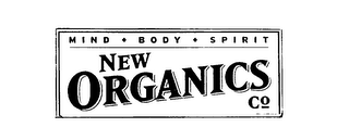 NEW ORGANICS CO. MIND BODY SPIRIT