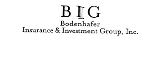 BIG BODENHAFER INSURANCE & INVESTMENT GROUP, INC.