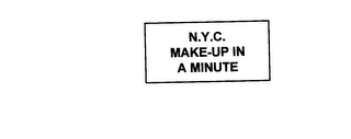 N.Y.C. MAKE-UP IN A MINUTE