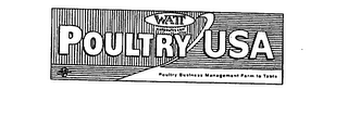 WATT WATTPOULTRY.COM POULTRY USA POULTRY BUSINESS MANAGEMENT FARM TO TABLE