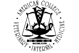 AMERICAN COLLEGE VETERINARY INTERNAL MEDICINE MCMLXXII