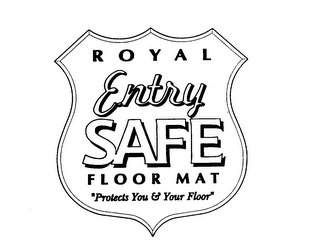 ROYAL ENTRY SAFE FLOOR MAT "PROTECTS YOU & YOUR FLOOR"