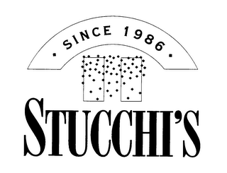 SINCE 1986 STUCCHI'S