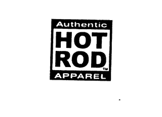 AUTHENTIC HOT ROD APPAREL