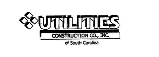 UTILITIES CONSTRUCTION CO., INC. OF SOUTH CAROLINA