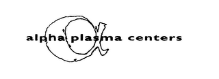 ALPHA PLASMA CENTERS