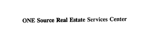 ONE SOURCE REAL ESTATE SERVICES CENTER