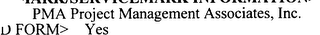 PMA PROJECT MANAGEMENT ASSOCIATES, INC.