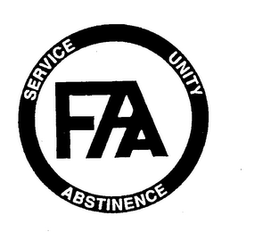 FAA SERVICE UNITY ABSTINENCE