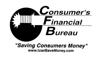 CONSUMER'S FINANCIAL BUREAU "SAVING CONSUMERS MONEY" WWW.ICANSAVEMONEY.COM